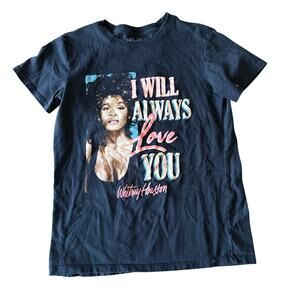 Whitney Houston 'I Will Always Love You' Shirt Size XS
